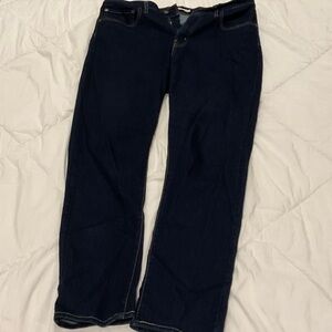 High Rise Women's Jeans - Dark Blue